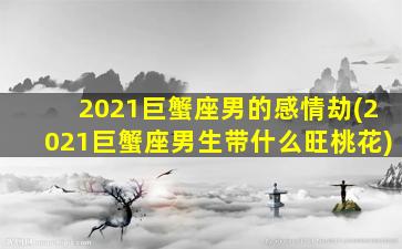 2021巨蟹座男的感情劫(2021巨蟹座男生带什么旺桃花)