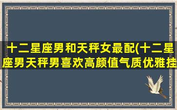 十二星座男和天秤女最配(十二星座男天秤男喜欢高颜值气质优雅挂)