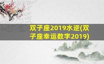 双子座2019水逆(双子座幸运数字2019)