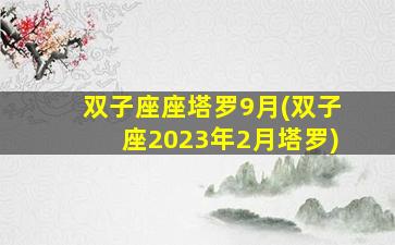 双子座座塔罗9月(双子座2023年2月塔罗)