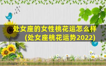 处女座的女性桃花运怎么样(处女座桃花运势2022)