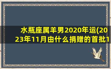 水瓶座属羊男2020年运(2023年11月由什么捐赠的首批11267只羊抵达武汉)