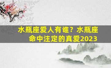 水瓶座爱人有谁？水瓶座命中注定的真爱2023