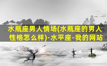 水瓶座男人情场(水瓶座的男人性格怎么样)-水平座-我的网站